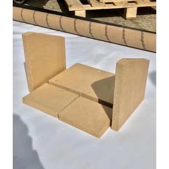 Replacement Fire Brick Set for Purefire 5kw Curve - ( Old Version ) 